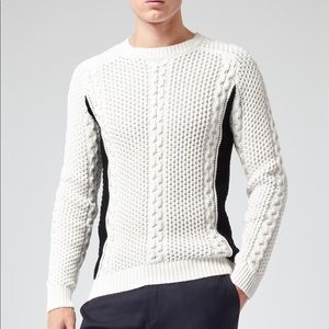 Cable knit sweater by REISS size small
